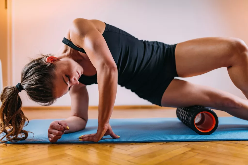 Foam Rolling Warm up and cool down for cricket