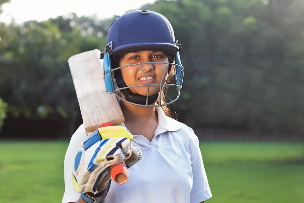 height and weight female cricketers