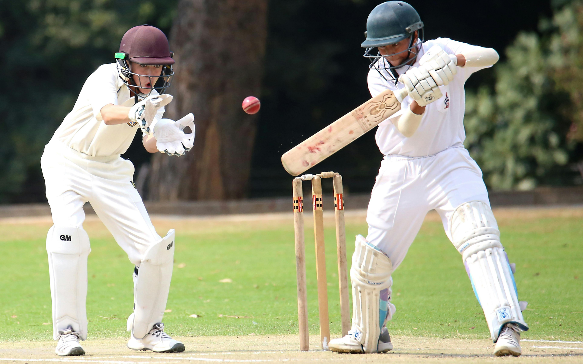 A batter who consistently underperforms on their back leg is more likely to struggle with balance at the crease