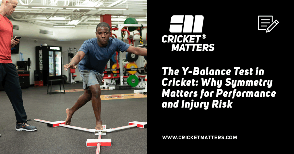 Y-Balance Test in Cricket