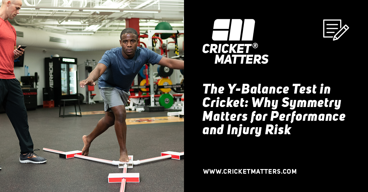 Y-Balance Test in Cricket